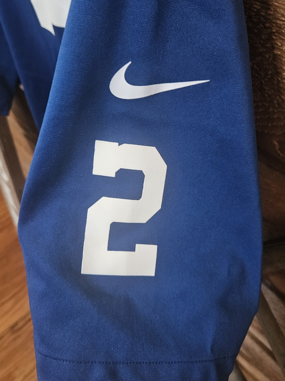 Indianapolis Colts Blue Number 2 Football Jersey - Nike - Picture 3 of 6